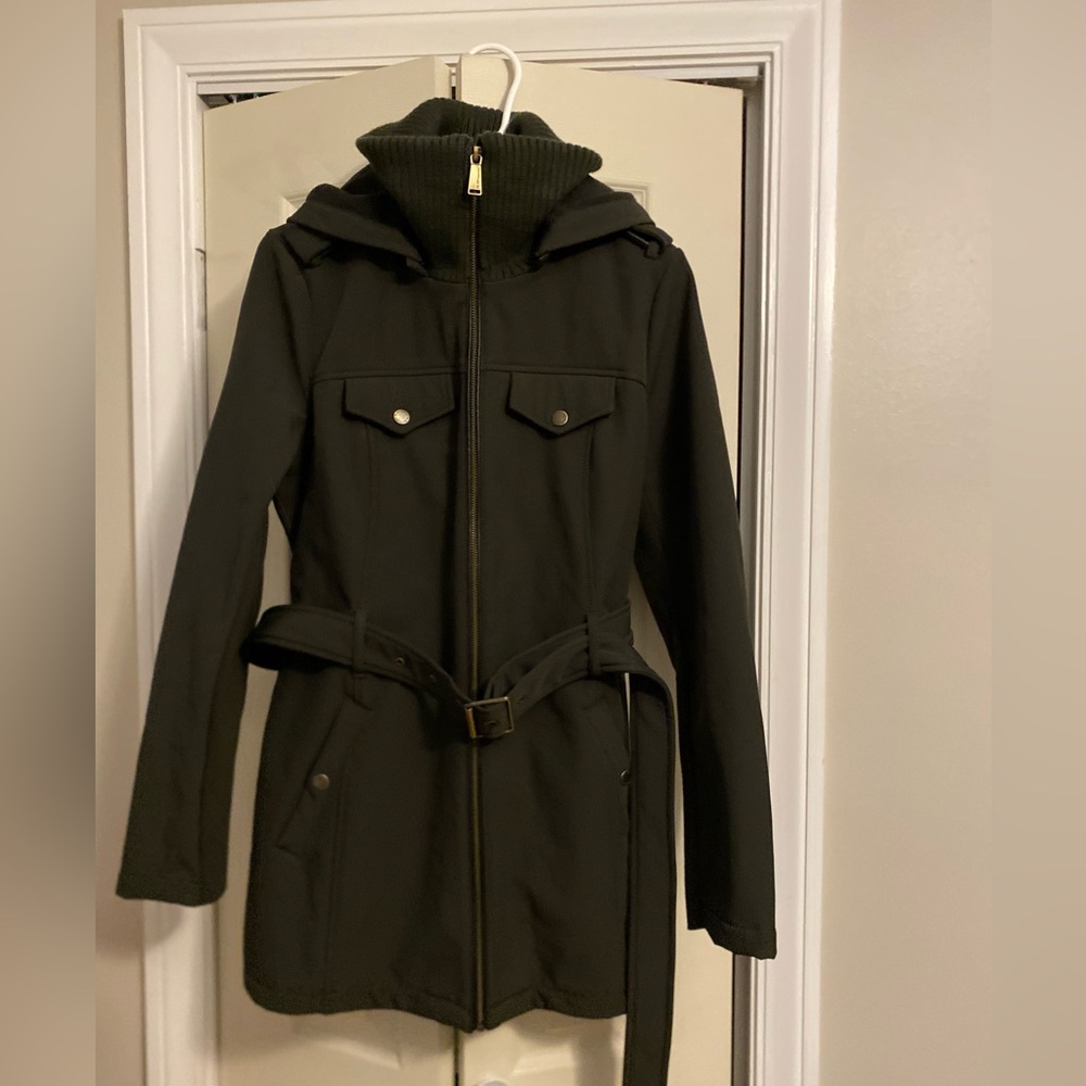 Bcbgeneration Olive Utility Jacket With Belt - image 3